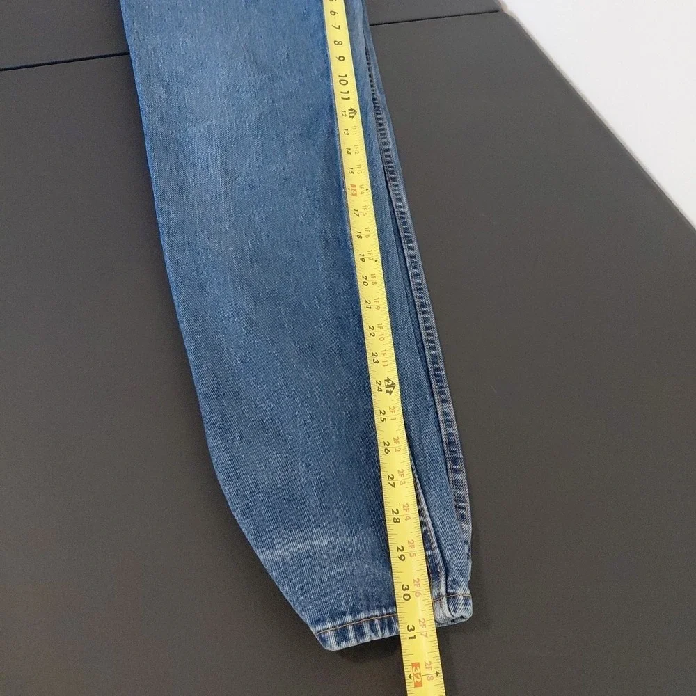 VINTAGE Levi's 512 Denim Jeans Size 14 USA Slim Fit Tapered Leg "R" Only Tag - Picture 10 of 13